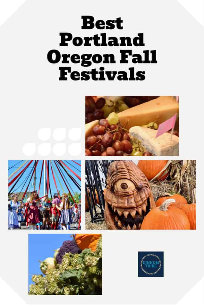 Pinnable image for Portland fall festivals Oregon