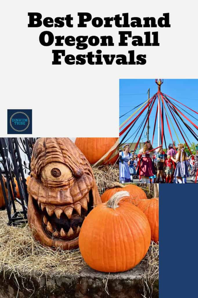 Pinnable image for Portland fall festivals Oregon