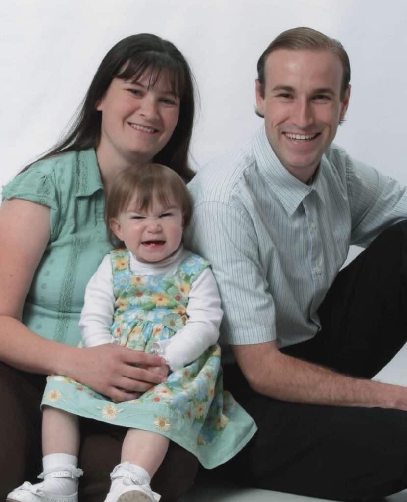 Warren family photo pre-ADHD diagnosis