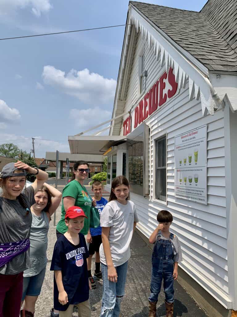 Our family makes a sweet stop at Ted Drewes Frozen Custard along Route 66.