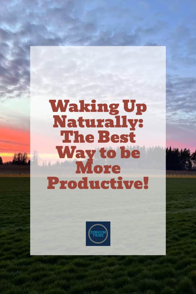 Pinnable image for Waking Up Naturally.
