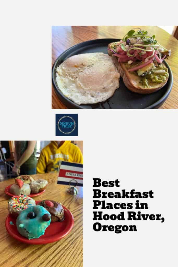 Pinnable image for best breakfast in Hood River Oregon