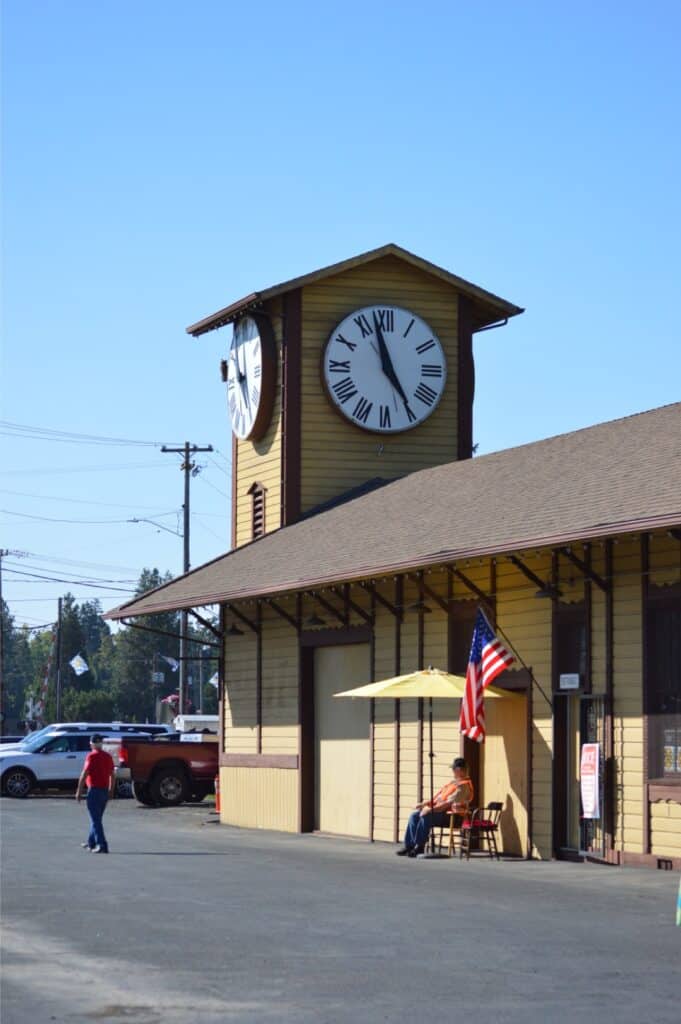 Mount Angel historic train depot