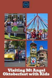 Pinnable image for Mt Angel Oktoberfest with kids