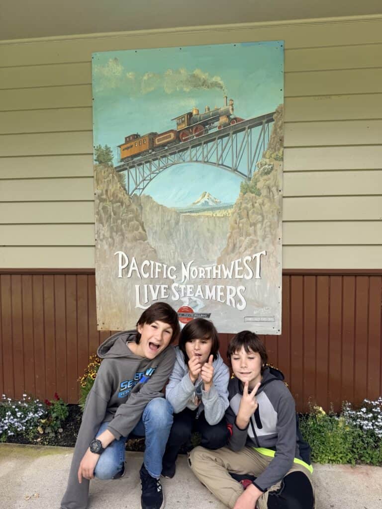 Our boys loved the train park!