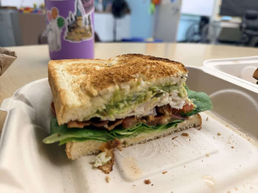 Avocado BLT sandwich from Farmer's Corner