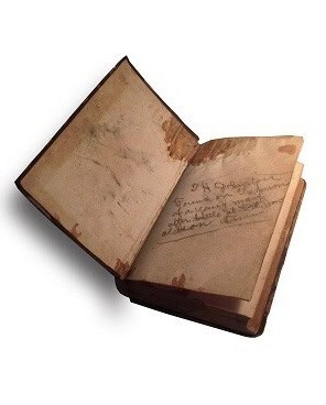 The Bible of a confederate soldier is on display at Fort Donelson National Battlefield, Tennessee.