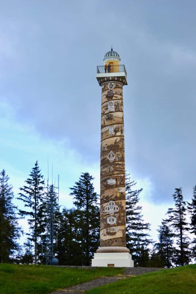 The Astoria Column is a must-see in Astoria, Oregon. 