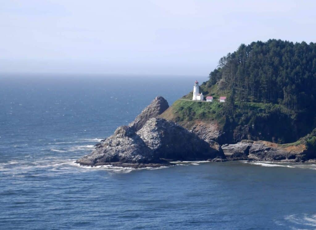 The Heceta Head Lighthouse.