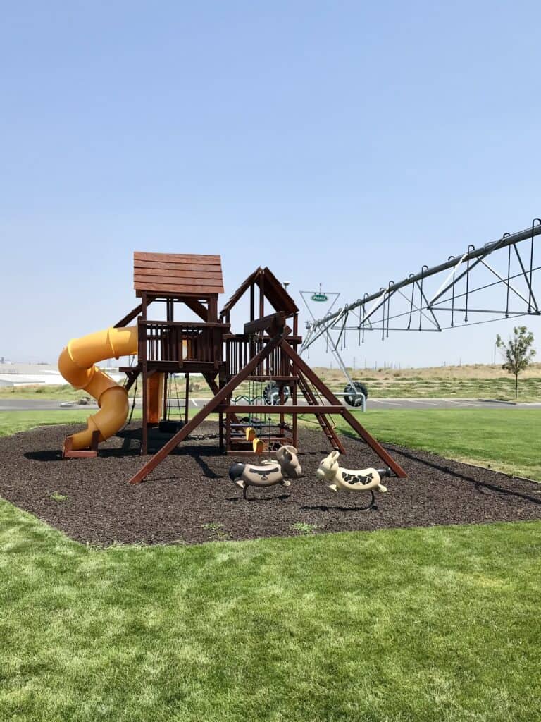 The outdoor playground at the SAGE Center.