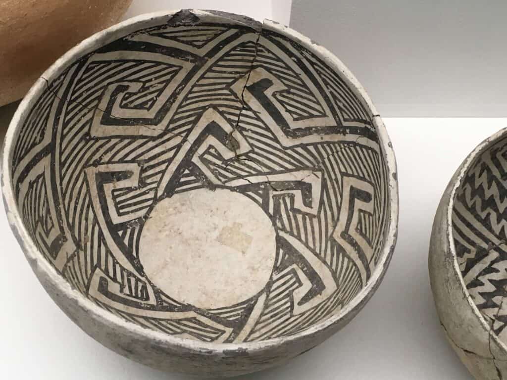 Pueblan pottery at the Maryhill Museum.
