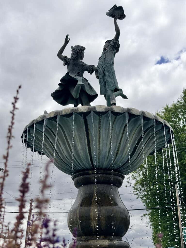 Fountain of Children's joy at Mt. Angel