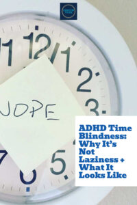 Pinnable image for ADHD time blindness