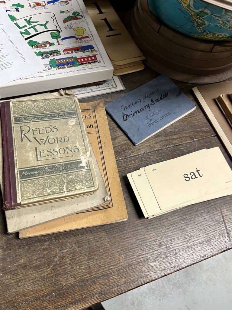 Antique writing curriculum.
