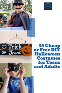 Pinnable image for cheap diy halloween costumes