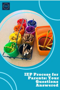Pinnable image for the IEP process for parents